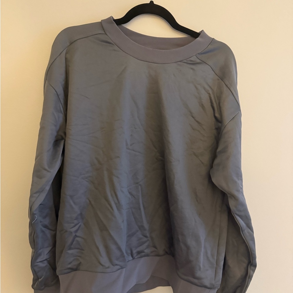 Casual Blue Sweatshirt